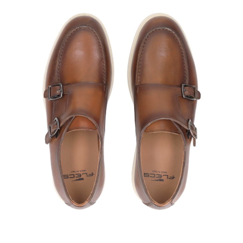 Flecs A517-6 SABLE slip-on shoe in brown