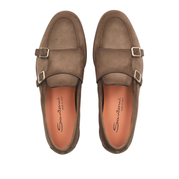 Santoni MGAR19006TGRSEAAM21 slip-on shoe in brown