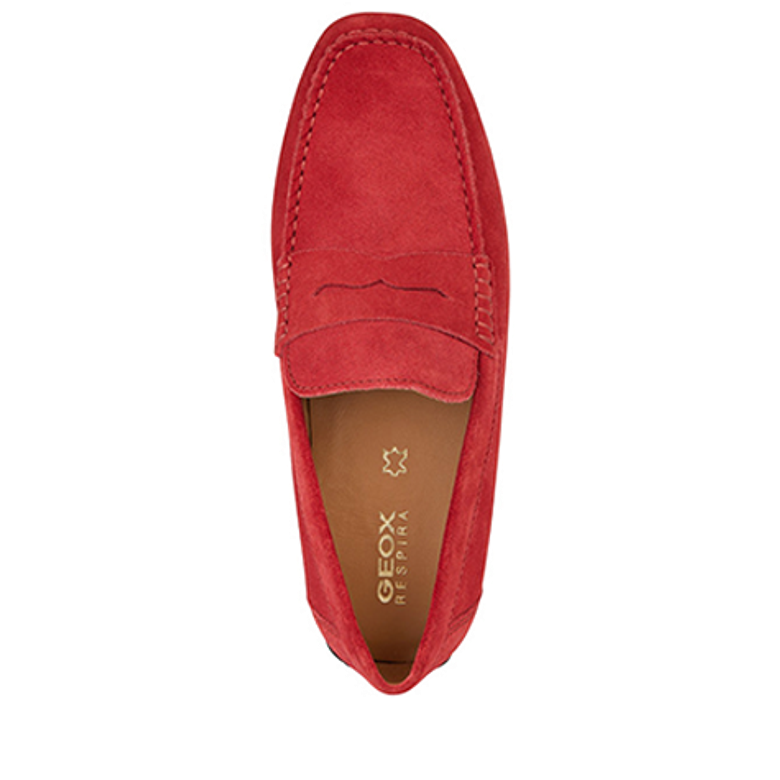 GEOX KOSMOPOLIS slip-on shoes in red