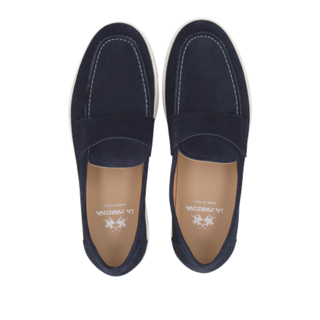 La Martina MOCASSINO UOMO loafers in blue