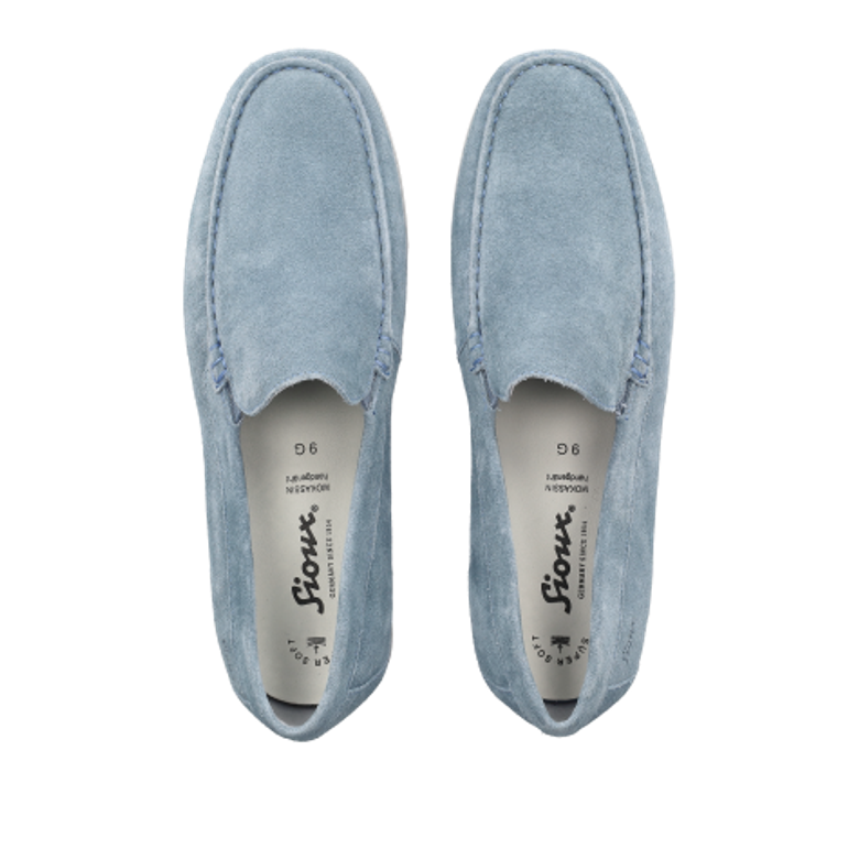 Sioux 4112681 RODIMIRO-700 Slipper in blau