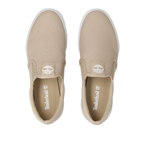 TIMBERLAND MEN\'S MYLO BAY LOW SLIP ON SNEAKER LIGHT BEIGE CANVAS A6645 ALL SIZES TIMBERLAND MEN main image 4