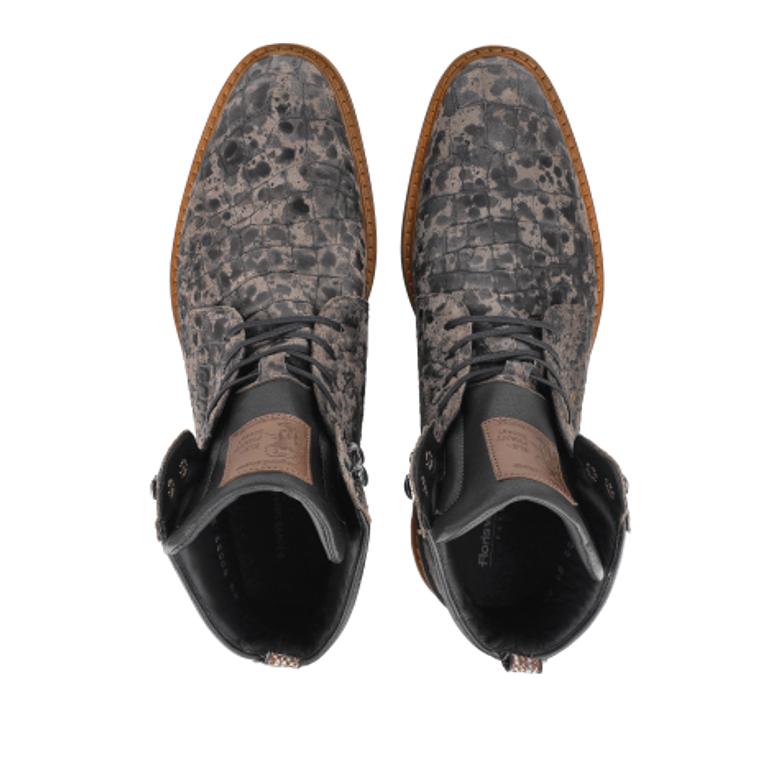 Floris van Bommel Crepi Boots in grau