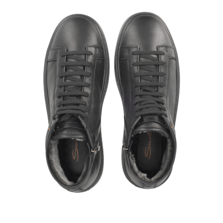 Santoni 22141 N01 warm lining in black