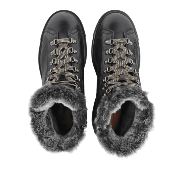 Santoni 18190 N01 Warm Lining in Black