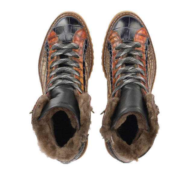 Lorenzi 17085 BUGATTI NERO warm lining in black