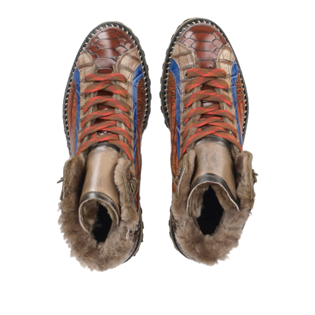 Lorenzi 17085 FRESH AL ROSSO warm lining in brown