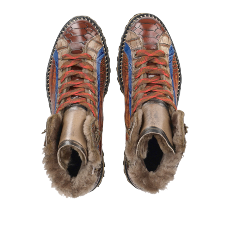 Lorenzi 17085 FRESH AL ROSSO warm lining in brown