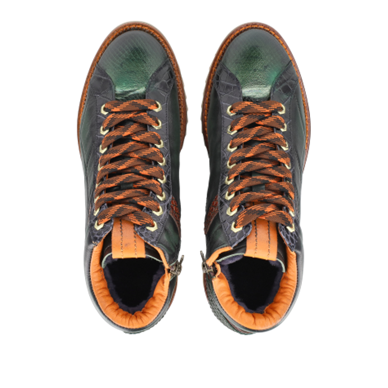 Lorenzi 17861 TROPEA MONTONE SMERALDO Warm Lining in Green