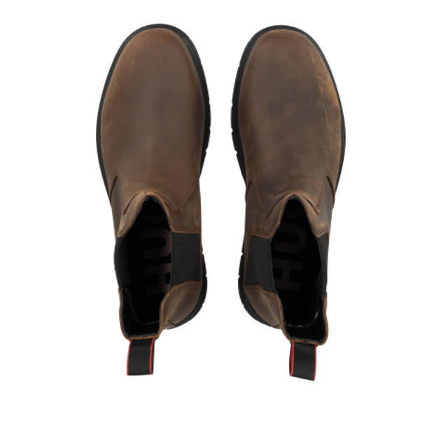 HUGO Ryan_Cheb ankle boots in brown