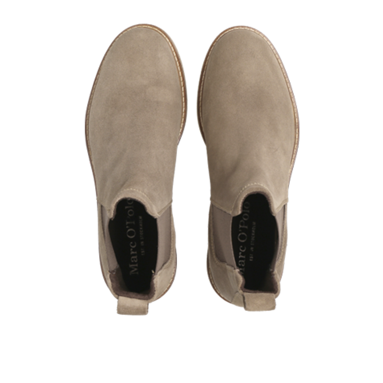 Marc O' Polo FLAT HEEL CHELSEA ankle boots in beige