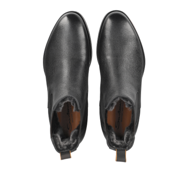 Santoni 17838 N01 warm lining in black