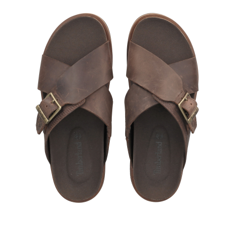 Clarks｜SLIPPERS (Torford Cross (26181382)) Clarks Torford Cross leather sandals black - Esdemarca Store