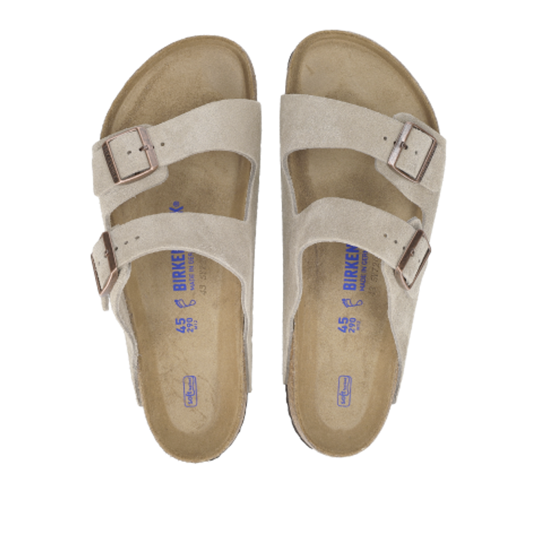 Birkenstock 951301 ARIZONA SOFT FOOTBED sandals in beige