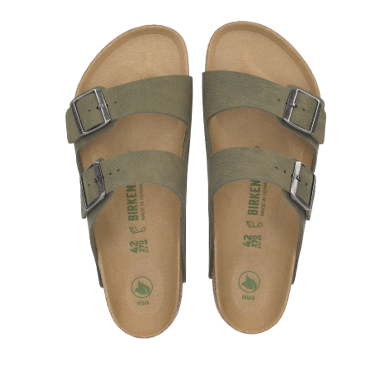 Birkenstock 1024550 ARIZONA VEGAN SYNTHETICS Sandaletten in grün