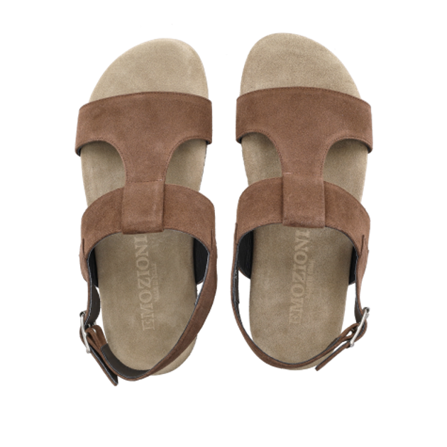 Emozioni M8140 CROSTA CASTORO Sandaletten in braun