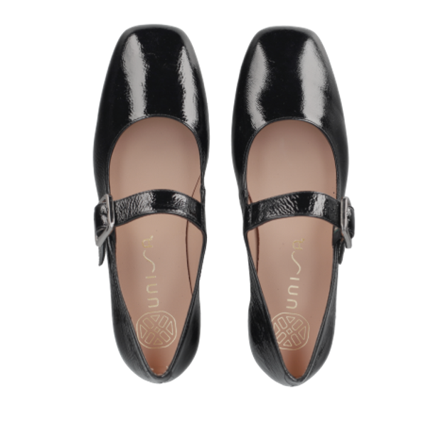 Unisa CULVER_VER_BLACK ballerina in black