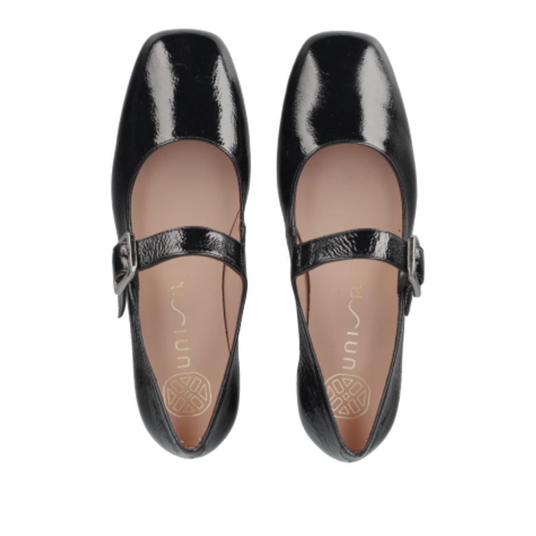 Unisa CULVER_VER_BLACK ballerina in black