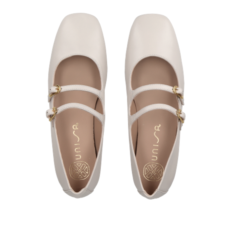 Unisa BERLEY_NS IVORY ballerina in white