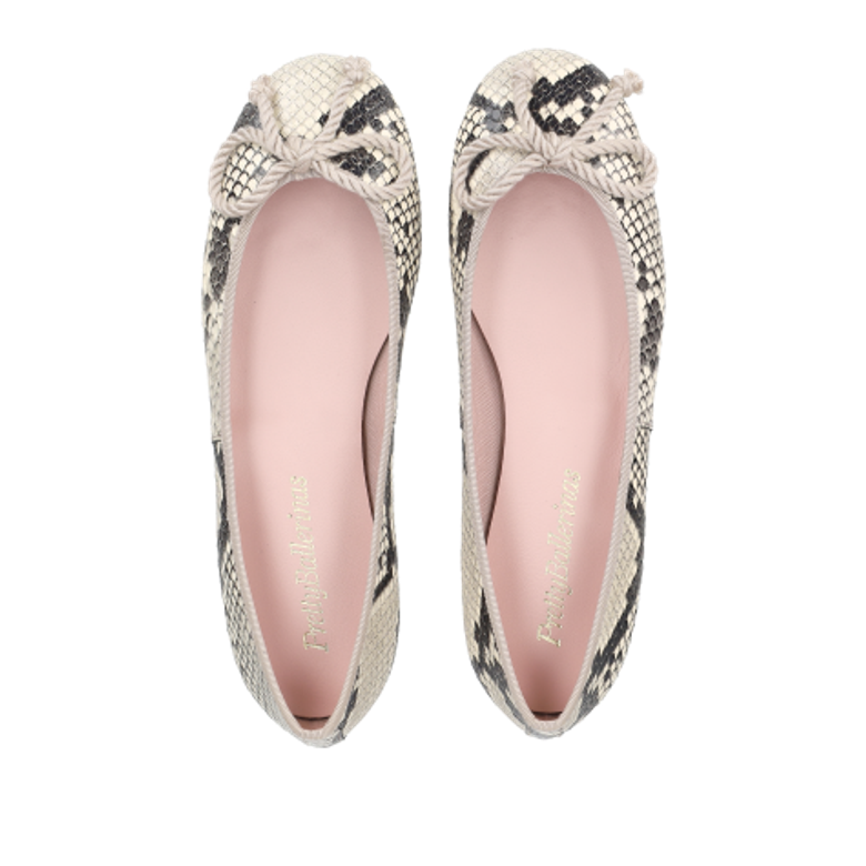 Pretty Ballerinas 53.428 TYBA PERLA ballerina in white