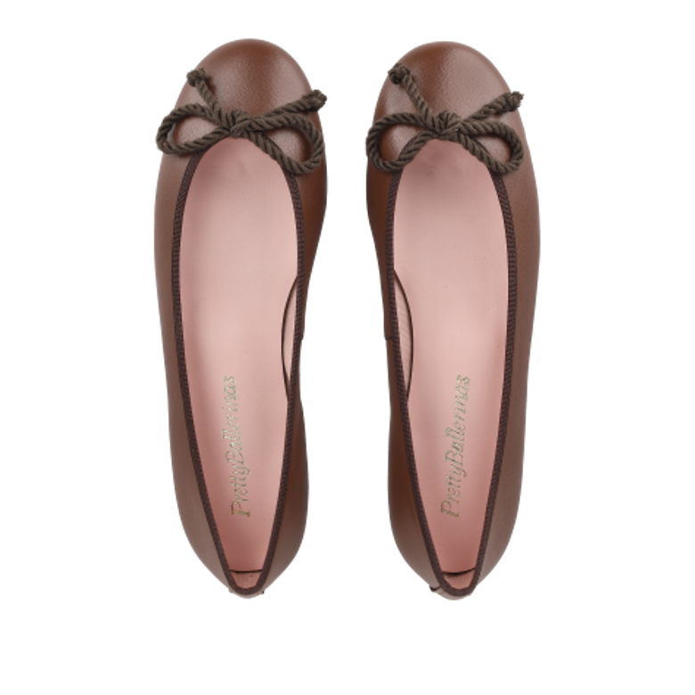 Pretty Ballerinas 35.663 COTON TERRA Ballerina in brown