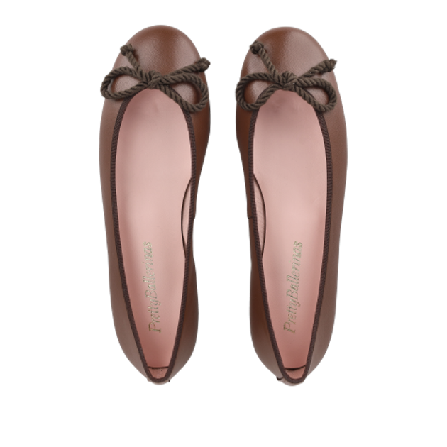 Pretty Ballerinas 35.663 COTON TERRA Ballerina in braun