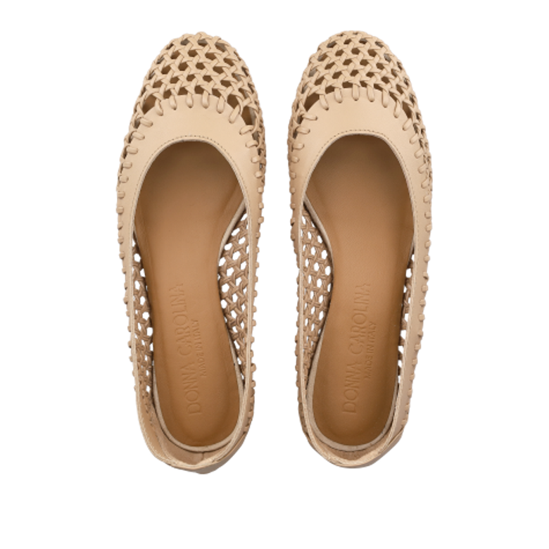 Donna Carolina CLARA BRAID 57.170.025-002 Ballerina in braun