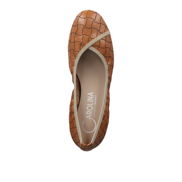 Donna Carolina 43.170.187-002 Ballerina in brown