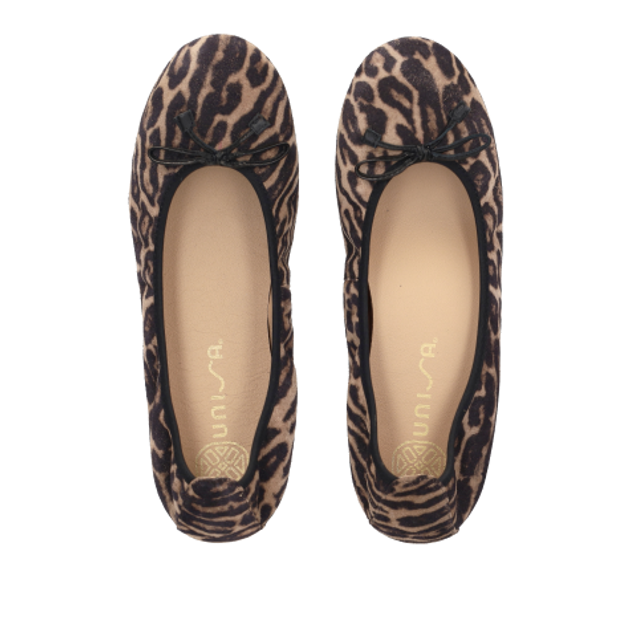 Unisa ACOR_F25_ZUL FANGO ballerina in brown
