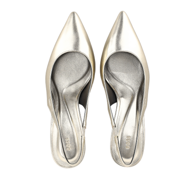 Boss Gracey Peeptoes & Slingpumps in gold