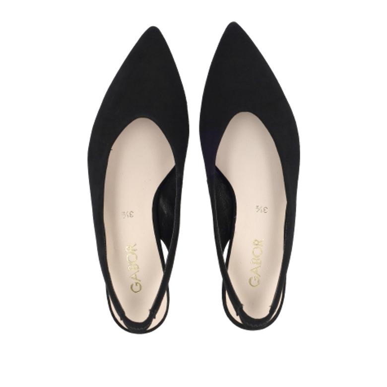 Gabor 1.530.17_8 Peeptoes & Slingpumps in schwarz