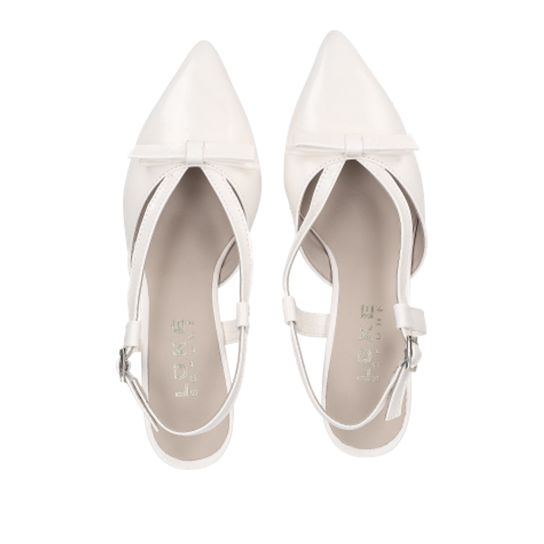 Lüke Schuhe ANNA BIANCO Peeptoes & Slingpumps in weiß