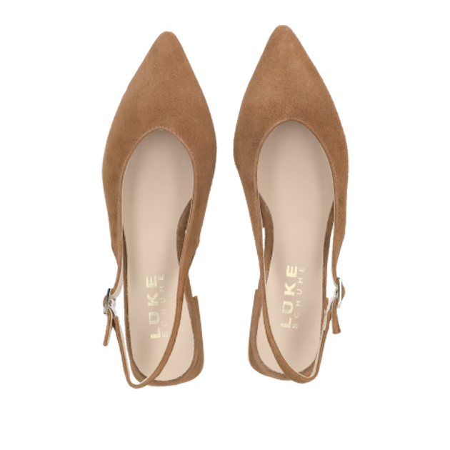 Lüke shoes ELDA CAMOSCIO LEGNO Peeptoes