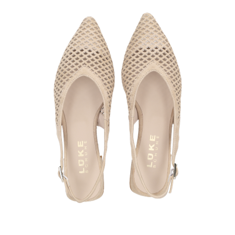 Lüke shoes GENNY CAMEL Peeptoes