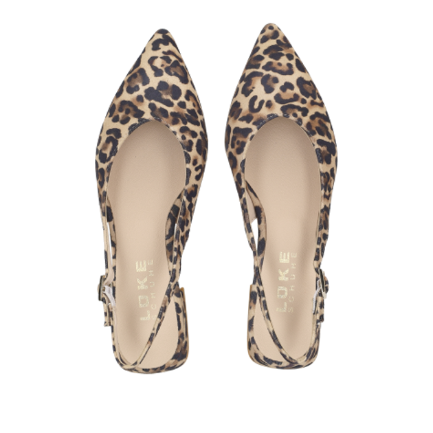 Lüke shoes ELDA CAMEL Peeptoes