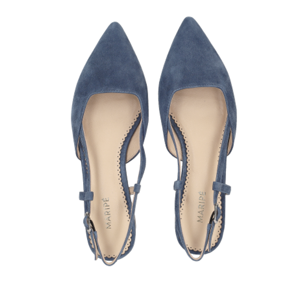 Maripé ARIZONA V.17 BLU Peeptoes & Slingpumps in blau