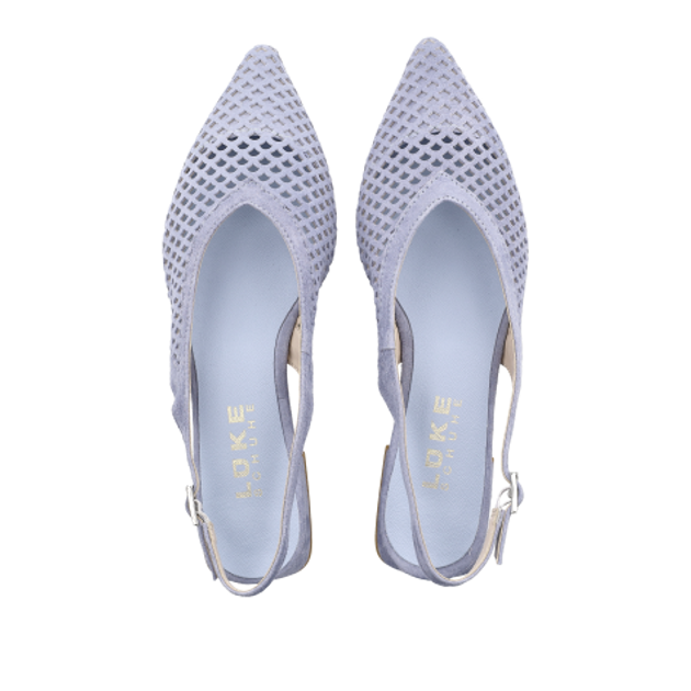 Lüke Schuhe GENNY JEANS Peeptoes & Slingpumps in blau