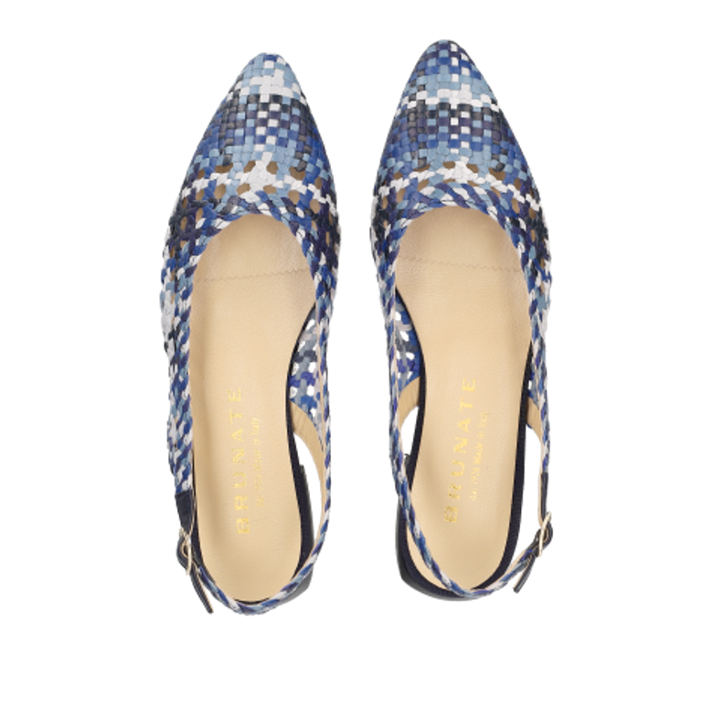 Brunate 11855 BLU Peeptoes