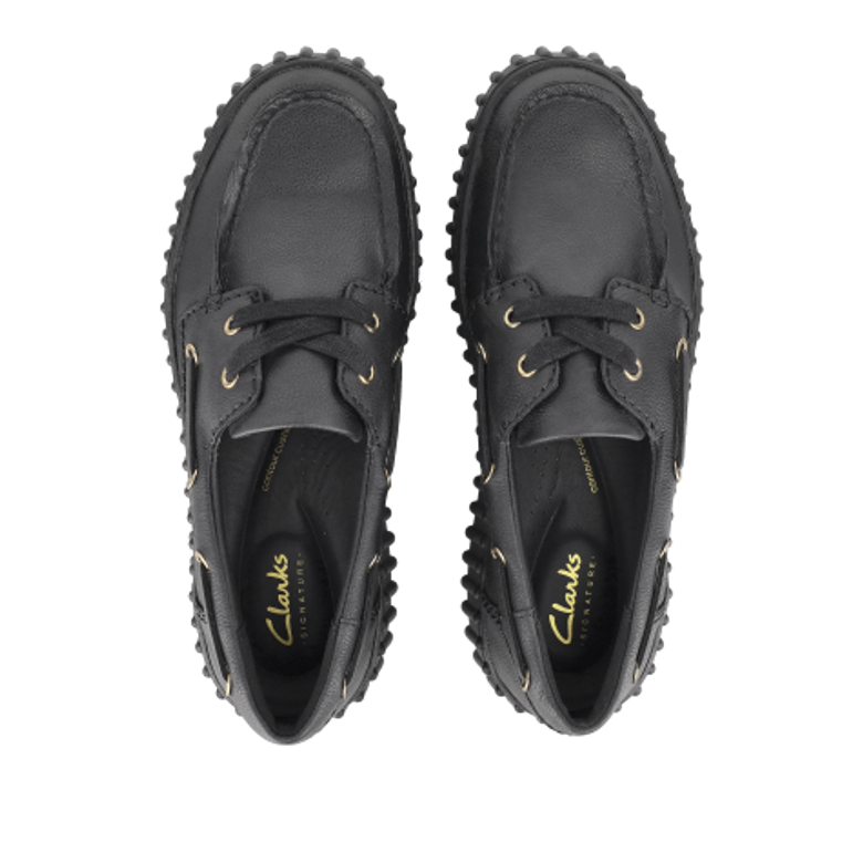 Clarks Torhill Boat 26329433 4 Schnürschuhe in schwarz