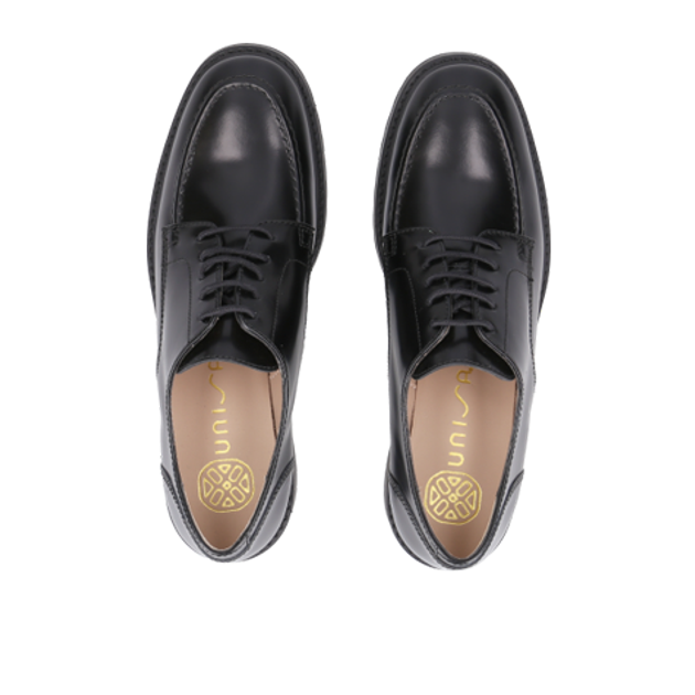 Unisa ERROL_SIV BLACK lace-up shoes in black