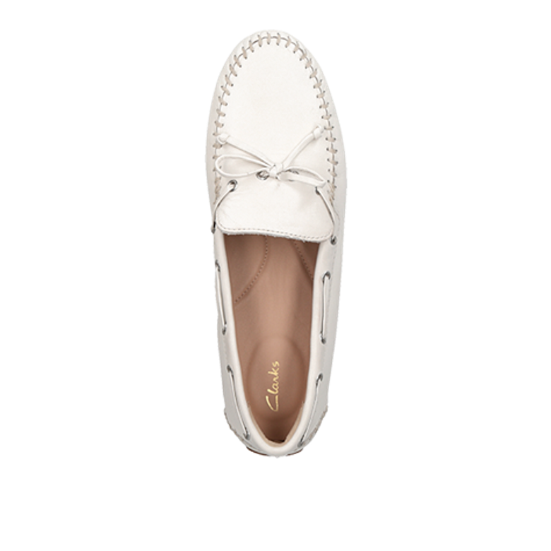 Clarks C Mocc Tie 26166764 4 Lace-up shoes in white