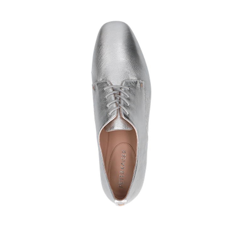 Peter Kaiser 73240 941 lace-up shoes in silver