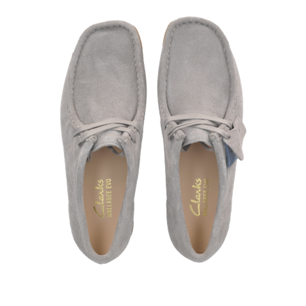 Clarks WallabeeEVOSh 26181477 4 lace-up shoes in gray