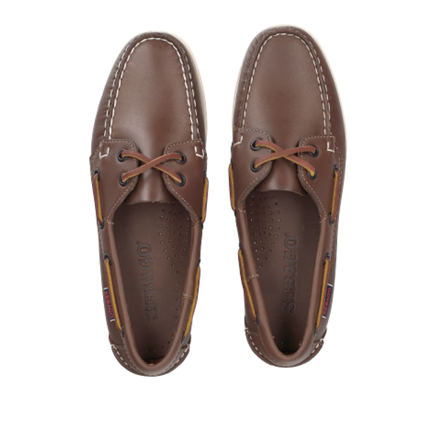 Sebago DOCKSIDES PORTLAND lace-up shoes in brown