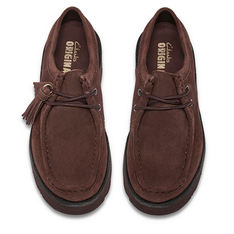 Clarks Meare Walla 26332484 4-eyelet lace-up shoes in brown