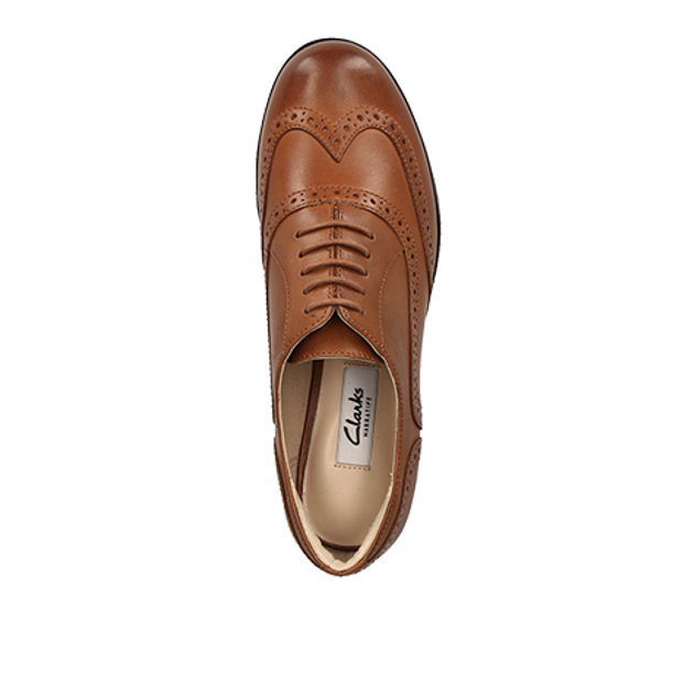 Clarks 20350674 4 Hamble Oak lace-up shoes in brown