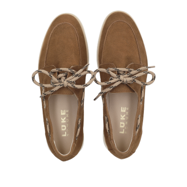 Lüke shoes SIDNEY LEGNO lace-up shoes in brown