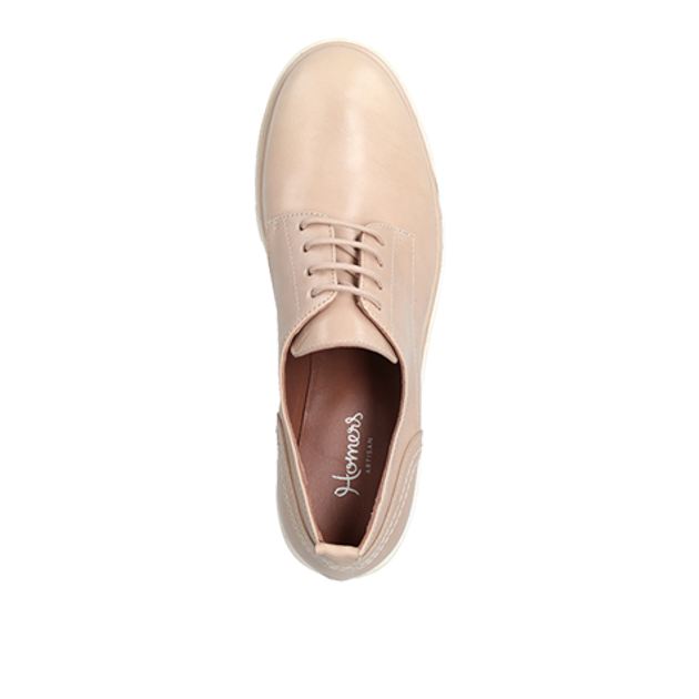 Homers 20521 CREME lace-up shoes in beige