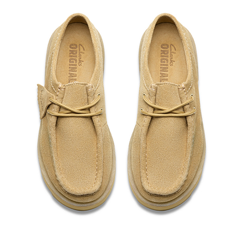 Clarks Meare Walla 26183785 4 Lace-Up Shoes in Beige