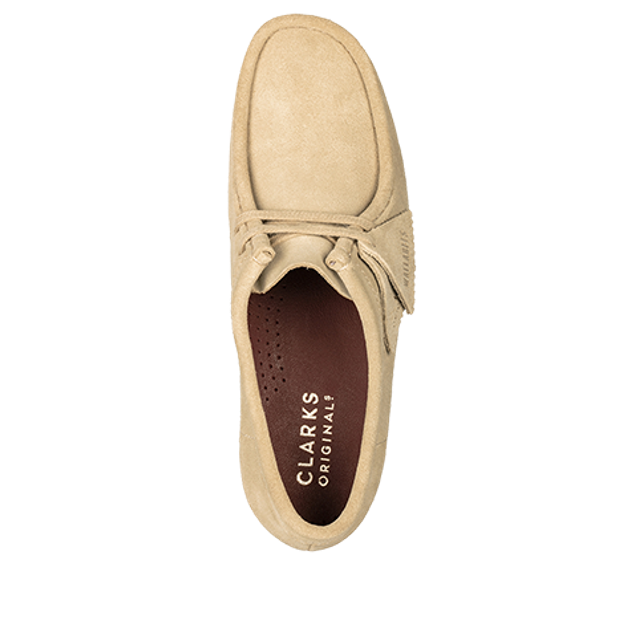 Clarks Wallabee 26188327 4 Schnürschuhe in beige